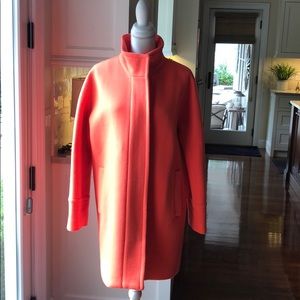 J Crew - Orange Stadium Coat